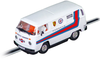 CARRERA 20027838 Carrera Evolution Autorennbahn Fahrzeug 1:32 VW Bus T2b 'Martini Racing'