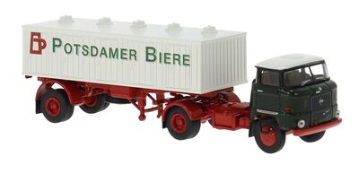 BREKINA 71219 1:87 / H0 IFA W 50 Bier-SZ 1965 Potsdamer Biere