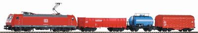 PIKO 59015 H0 PIKO SmartControl WLAN Set Güterzug BR 185 mit 3 Güterwagen, DB AG, Ep. VI