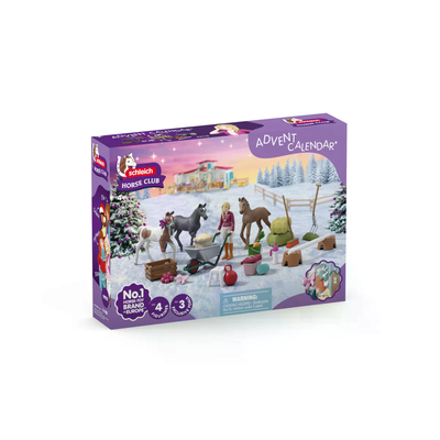SCHLEICH 99178 Adventskalender Horse Club 2025 - Weihnachtswunder Fohlen