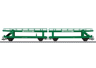 MÄRKLIN 47158 H0 Doppel-Autotransportwagen Laaeks, NSB, Ep. V
