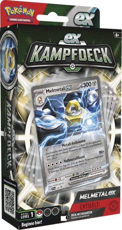 POKEMON 45784 PKM Pokémon Sammelkartenspiel: Kampfdeck Hundemon-ex oder Melmetal-ex