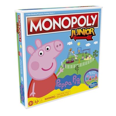 HASBRO F1656100 Monopoly Junior Peppa Wutz