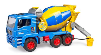 BRUDER 02744 MAN TGA Betonmisch-LKW - Jubiläumsartikel 50 Jahre BRUDER