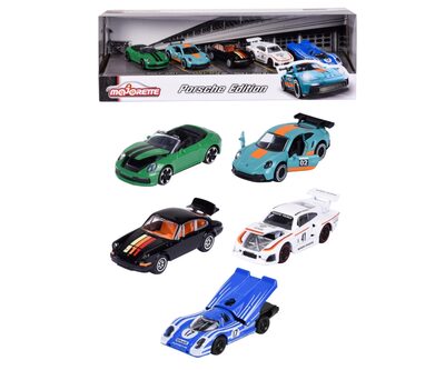 MAJORETTE 212053172 1:64 Porsche 5er Geschenkset