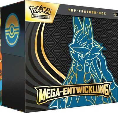 POKEMON 12913 PKM Pokémon ME01 Top-Trainer-Box Mega-Entwicklung: Mega-Lucario