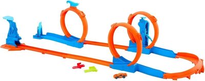 HOT WHEELS JDW39 Hot Wheels Track Creator Triple Loop Kit