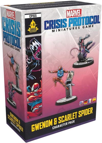 ATOMIC MASS GAMES AMGD2110 Marvel Crisis Protocol - Gwenom & Scarlet Spider