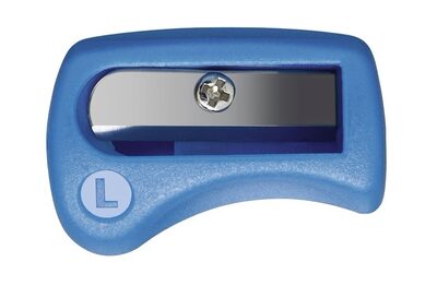 STABILO 4571/2 Ergonomischer Spitzer für Linkshänder - STABILO EASYergo 3.15 Spitzer - blau