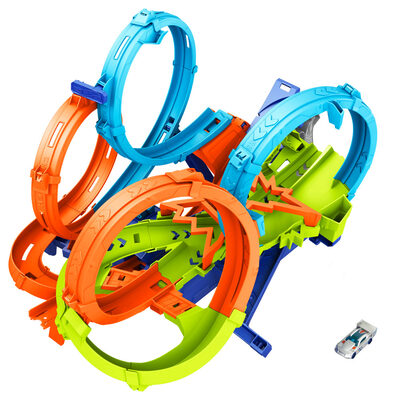 HOT WHEELS HXR70 Hot Wheels Action '4 Loopings Crash Gefahr