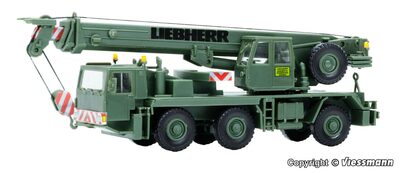 KIBRI 18043 H0 Bundeswehr LIEBHERR Mobilkran LTM 1050/3