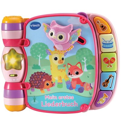 VTECH 80-166784 Mein erstes Liederbuch rosa