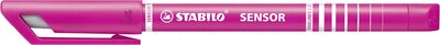 STABILO 189/56 Fineliner mit gefederter Spitze - STABILO SENSOR F - fein - Einzelstift - pink