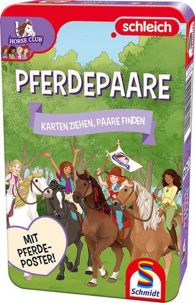 SCHMIDT SPIELE 51449 schleich Horse Club – Pferdepaare