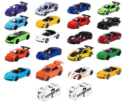 MAJORETTE 212058601 Porsche Entdeckerset, 22-teiliges Set