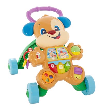 FISHER-PRICE FRC83 Lernspaß Hündchens Lauflernwagen, Lauflernhilfe Baby, Laufwagen