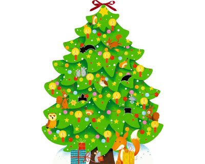 COPPENRATH 0071433 Mein Kritzel-Kratzel-Adventskalender, Zettel-Adventskalender