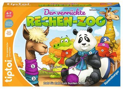 RAVENSBURGER 00104 tiptoi® Lernspiele - Der verrückte Rechen-Zoo