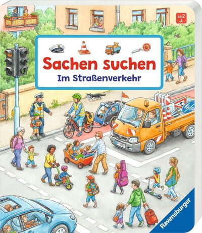 RAVENSBURGER 41700 Pappbilderbuch Sachen suchen: Im Straßenverkehr