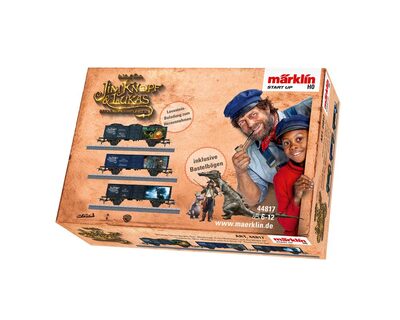 MÄRKLIN 44817 H0 MÄRKLIN Start up - Offenes Güterwagen-Set „Nepomuk, Frau Mahlzahn und die Wilde 13“