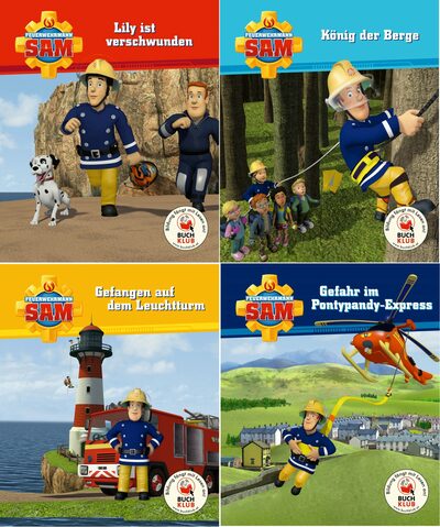 CARLSEN 9783845511498 Mini-Bücher 4er Sets für „Jungs“ - Feuerwehrmann Sam