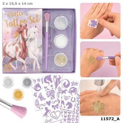 DEPESCHE 11572 Miss Melody Glitzer Tattoo Set