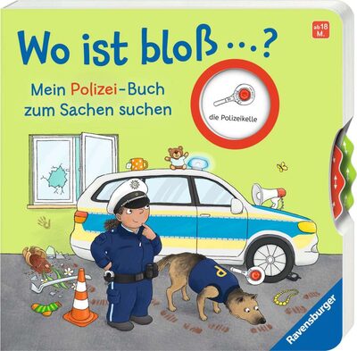 RAVENSBURGER 41912 Wo ist bloß ...? Mein Polizei-Buch zum Sachen suchen