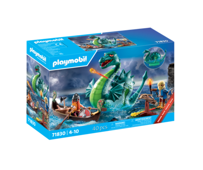 PLAYMOBIL 71830 Wikinger mit Seeungeheuer