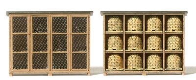 PREISER 17606 H0 Hasenstall und Bienenstand, Bausatz