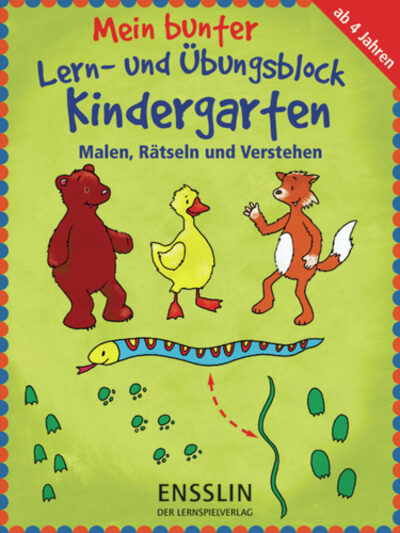 ARENA 3-401-41475-5 Mein bunter Lern-& Übungsblock, KiGa, Malen, Rät-