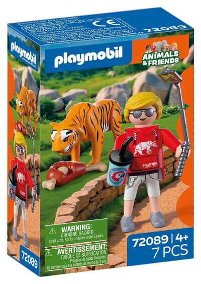 PLAYMOBIL 72089 Zoo: Tiger und Besucher