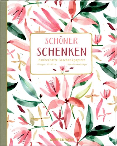 COPPENRATH 72128 Geschenkpapier-Buch - Schöner schenken (All about rosé)