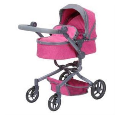 KNORRTOYS 90931 Puppenwagen Boonk - berry