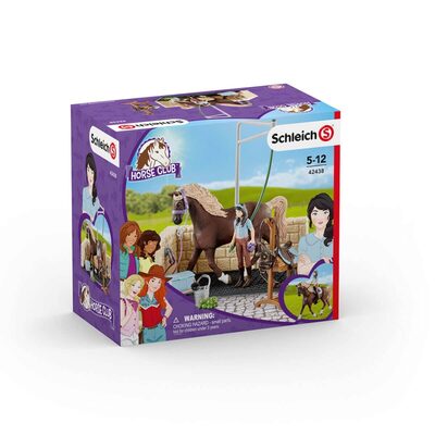 SCHLEICH 42438 Waschplatz mit Horse Club Emily & Luna