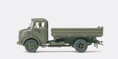 PREISER 37010 H0 Bundeswehr Dreiseitenkipper Standortverwaltung MB LK 911 B