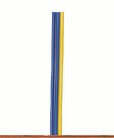 BRAWA 3172 H0 Flachbandlitze, 0,14 mm², für Märklin®, 5 m , Blau/blau/gelb