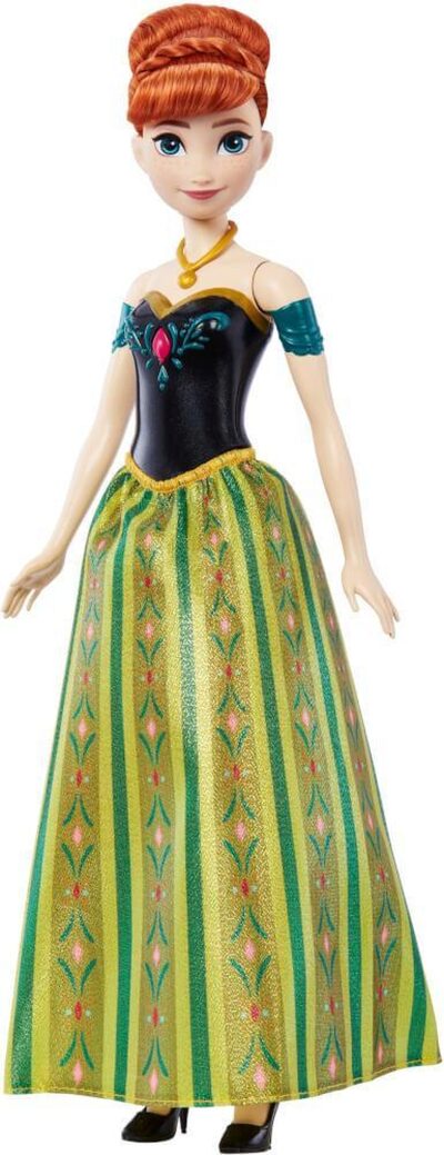 MATTEL JDL59 Disney Die Eiskönigin Singende Puppe Anna (4 Sprachen: D, I, E, F)