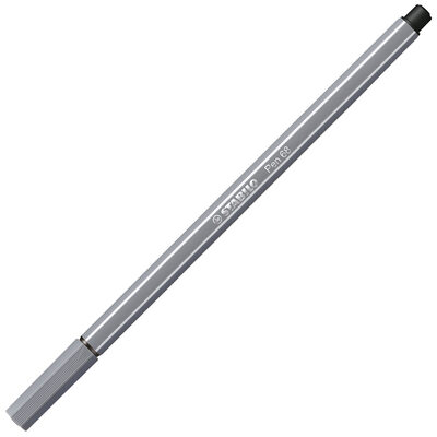 STABILO 68/96 Premium-Filzstift - STABILO Pen 68 - Einzelstift - dunkelgrau