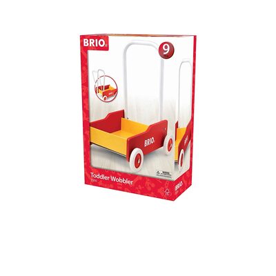 BRIO 63135000 Lauflernwagen, rot/gelb