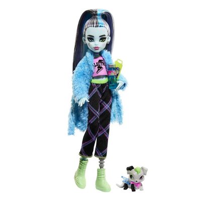 MATTEL HKY68 Monster High Gruselparty Frankie Puppe