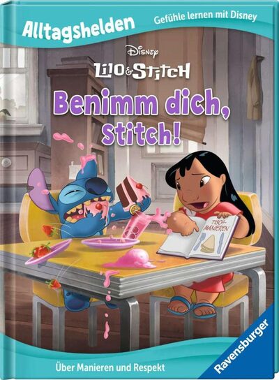 RAVENSBURGER 49799 Disney Lilo & Stitch: Benimm dich, Stitch! Über Manieren und Respekt.