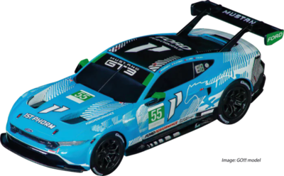 CARRERA 50051020 Carrera Hybrid KI Gaming Rennaction Fahrzeug 1:50 Ford Mustang GT3 'Champion Spirit, No.55'