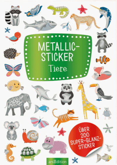 ARSEDITION 12240 Metallic-Sticker Tiere