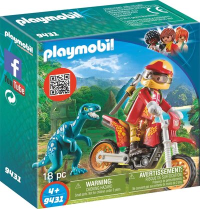 PLAYMOBIL® 9431 Motocross-Bike mit Raptor