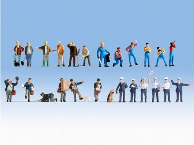 NOCH 16109 H0 Figuren-XL-Set “Bei der Arbeit” 24 Figuren