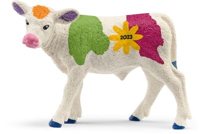 SCHLEICH 72207 Buntes Frühlings Kalb