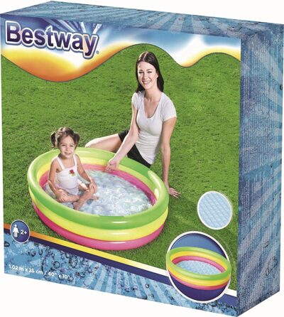 BESTWAY 51104 Planschbecken Summer, 102 cm Ø