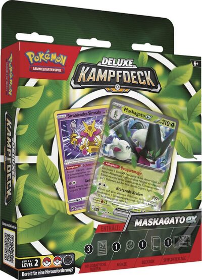 POKEMON 45516 PKM Pokémon Deluxe Kampfdeck Bailonda-ex, sortiert