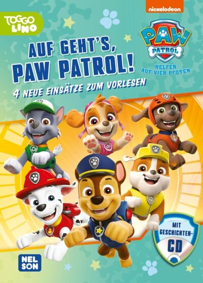 CARLSEN 512248 PAW Patrol Geschichtenbuch: Auf geht's PAW Patrol! Mit CD