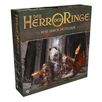 ASMODEE FFGD0173 Fantasy Flight Games Der Herr der Ringe: Reise durch Mittelerde - Dunkle Pfade / Erweiterung